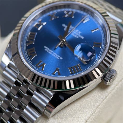 Rolex azzurro blue Datejust 41